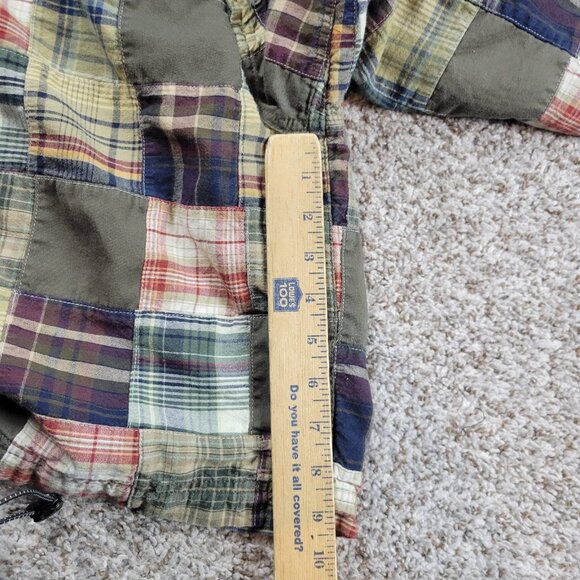 Izod Shorts Mens 38 Plaid Patchwork Multicolor Chino - Picture 5 of 7